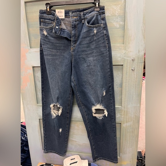 INC High Rise Straight Leg Jeans - Picture 1 of 3